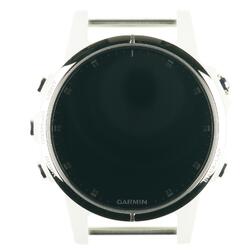 Garmin Fenix 5S Plus display glass screen + frame housing, white silver *B*