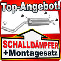 Endschalldämpfer für RENAULT MEGANE & SCENIC 1.4 75PS 1.6 75/90 PS 95-02 Auspuff