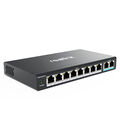 Reolink 10-Port PoE-Switch m 120W Leistungsbudget 8 PoE+-Ports 30W pro PoE-Port