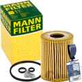 MANN FILTER ÖL-FILTER WECHSELSET passend für VW GOLF 5+6 PASSAT B6+B7 POLO 5