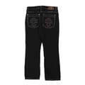 Hip Hop Danesi bestickte Jeans - 38 W 31 L schwarz Baumwolle