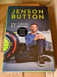 Jenson Button "How To Be An F1 Driver" handsignierte Ausgabe Hardcover Buch