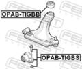 Querlenkerbuchse Vorderachse unten OPAB-TIGBS FEBEST für OPEL CORSA C COMBO Tour