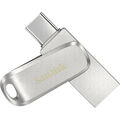 SanDisk Ultra® Dual Luxe Type-C™ USB-Zusatzspeicher Smartphone/Tablet Silber ...