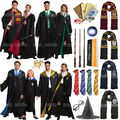 Harry Potter Kostüm Robe Umhang Krawatte Schals Gryffindor Slytherin Ravenclaw