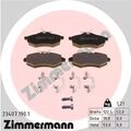 1x ORIGINAL® Zimmermann Bremsbelagsatz, Scheibenbremse Vorne für Citroën: C2