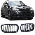 Sport Kühlergrill Doppelsteg Performance Glanz passend für BMW X5 F15  X6 F16