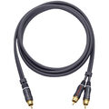 Oehlbach 23702 Cinch Audio Y-Kabel [2x Cinch-Stecker - 1x Cinch-Stecker] 2.00...