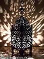 Orientalische Marokkanische Laterne Windlicht Garten Metall Vintage Tischlaterne