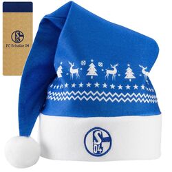 FC Schalke 04 Weihnachtskugeln Retro Trikot Mütze Christbaumspitze Nikolaus S04