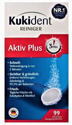 Kukident Aktiv plus Reinigungs Tabs Tabletten Zahnersatz Dritte Gebiss Reinigung