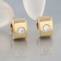 Ohrstecker mit 0,12ct Brillant in 750/18k Gelbgold 109