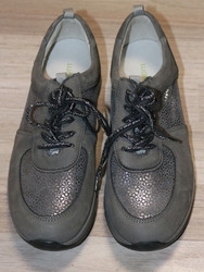 Waldläufer Damen Schuhe Gr.4 Grau/Silber Neuwertig Sneaker