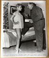 Fritz Lang DREHARBEITEN Sally Forest orig. US-Pressefoto