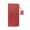 Für Apple iPhone 8 - ECHT LEDER HandyTasche Cover Etui Flip Book Case Hülle ROT