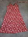 Sommerkleid Damen Gr. L Rot Rockabilly