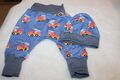 Babyset-Pumphose+mütze-Jogginghose-Handmade-Gr 56-62-68-feuerwehr