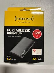 Intenso Premium Edition Portable 128GB Externe SSD Festplatte USB 3.0 Aluminium