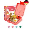 easy Snackbox, mit Fächern, Brotdose, Lunchbox, Bento Box, Geschenk für Kinder (