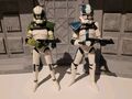 Star Wars 2× Clone Trooper Bad Batch Figuren Hasbro Vintage Collection 3,75"