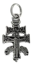 925 ECHT SILBER *** Das Kreuz von Caravaca Anhänger 28 mm