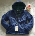 L&D Jungen Jacke Anorak Skijacke Winterjacke mit Kapuze blau Gr. 146/152 *NEU*