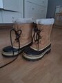 SOREL Schuhe Stiefel Boots CARIBOU WOMEN Stiefel 2024 buff Stiefeletten Winter