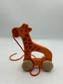 Hape Nachzieh-Giraffe aus Holz, Schiebe- und Ziehspielzeug