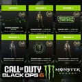 ❌️ Call of Duty Black ops 6 Monster Energy Bundle Full Set ❌️ 6x CODE ❌️ BO6 ❌️