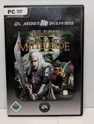 PC Spiel - Die Schlacht um Mittelerde II 2 Der Herr der Ringe in OVP Anleitung 