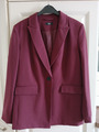 Weinroter Damen-Blazer Gr. 42 wie neu