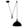 LED Pendelleuchte Hängeleuchte Metall E27 Schwarz Retro Deckenlampe