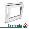 Kellerfenster Fenster 2-fach & 3-fach Verglasung Dreh-Kipp Weiß Premium