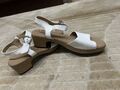 Gabor Sommer Sandalen Slipper Schuhe Sommer Leder Gr. 41 NEU weiß 