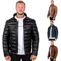 Reichstadt Herren Echtleder Jacke Steppjacke Gefüttert Warm Winter Bomber Cool