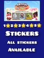 1-2-3-4-5 Sterne Sticker verfügbar - Artful Tales Album - (MONO_POLY_GO STICKER)