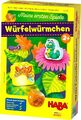 HABA - Meine ersten Spiele - Würfelwürmchen, für 1-3 Spieler, ab 2 Jahren