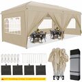 Pavillon 3x3m/3x6m Wasserdicht Faltpavillon Pop Up Pavillion Gartenzelt Faltbar