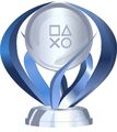 Resident Evil 3 Remake Original Platin PS5 (PlayStation 5) Trophäe