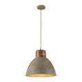 Pendellampe SAMIA 1 flammig LED beige retro schwenkbar Industrie Style