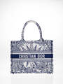 DIOR Christian Dior Book Medium Blue/white Book Tote