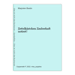 Zettelkästchen Zauberhaft notiert! Bastin, Marjolein: