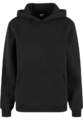 Urban Classics Kapuzenpullover Damen Ladies Fluffy Hoody schwarz Basics