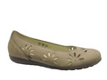 Damen Waldläufer Schuhe Ballerina Leder 329502 beige UK 5,5 EUR 39