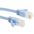 LAN Kabel Patchkabel RJ45 Flachkabel CAT 6 Netzwerkkabel DSL Ethernet Blau A47