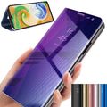 Handyhülle für Samsung Galaxy A04s Handytasche Spiegel Flip Case Schutz Hülle