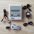 SNES Konsole Spielkonsole Super Nintendo mit Controller Grau PAL Gaming Console