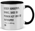 Bester Hundepapa Tasse Herrchen Geschenk Hundeliebe Welpe Kaffeetasse Hund