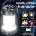 LED Solarleuchte Camping Lampe USB Aufladbar Solar Laterne Akku Garten Zeltlicht