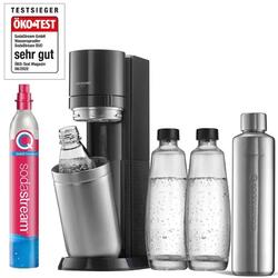 SodaStream Duo Wassersprudler in Titan bzw. Schwarz/Silber Set inkl. 4 Flaschen